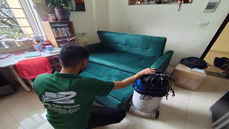 Quy trình vệ sinh ghế sofa da Hà Nội