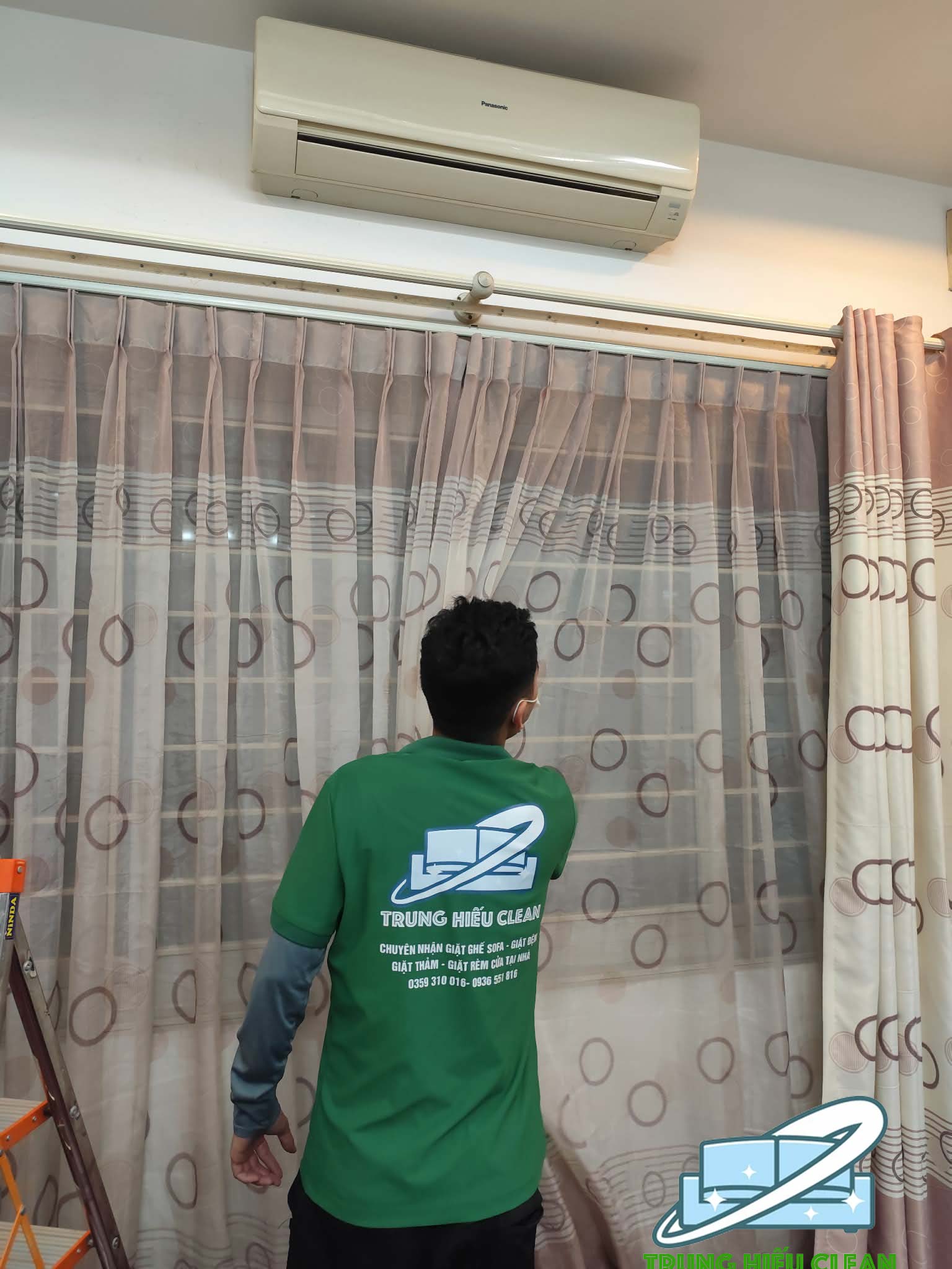 Trung Hiếu CLEAN giặt rèm Hà Đông