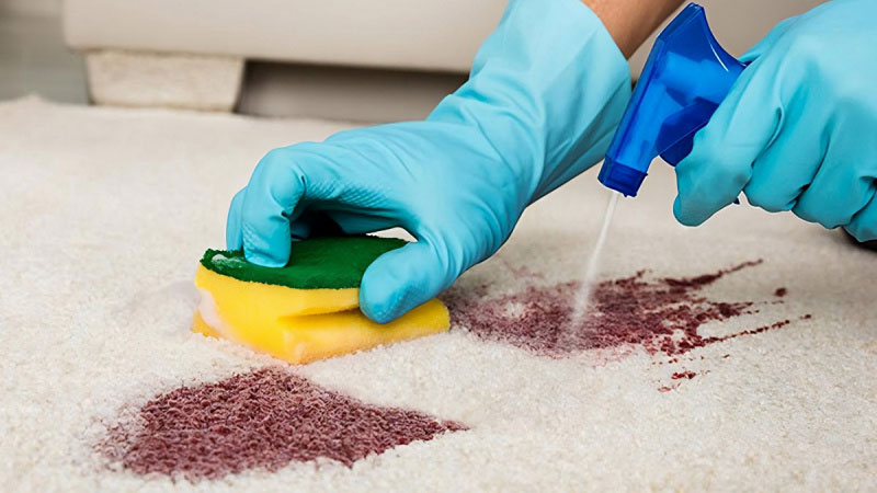 Cách xử lý vết bẩn trên thảm hiệu quả nhanh và dễ làm