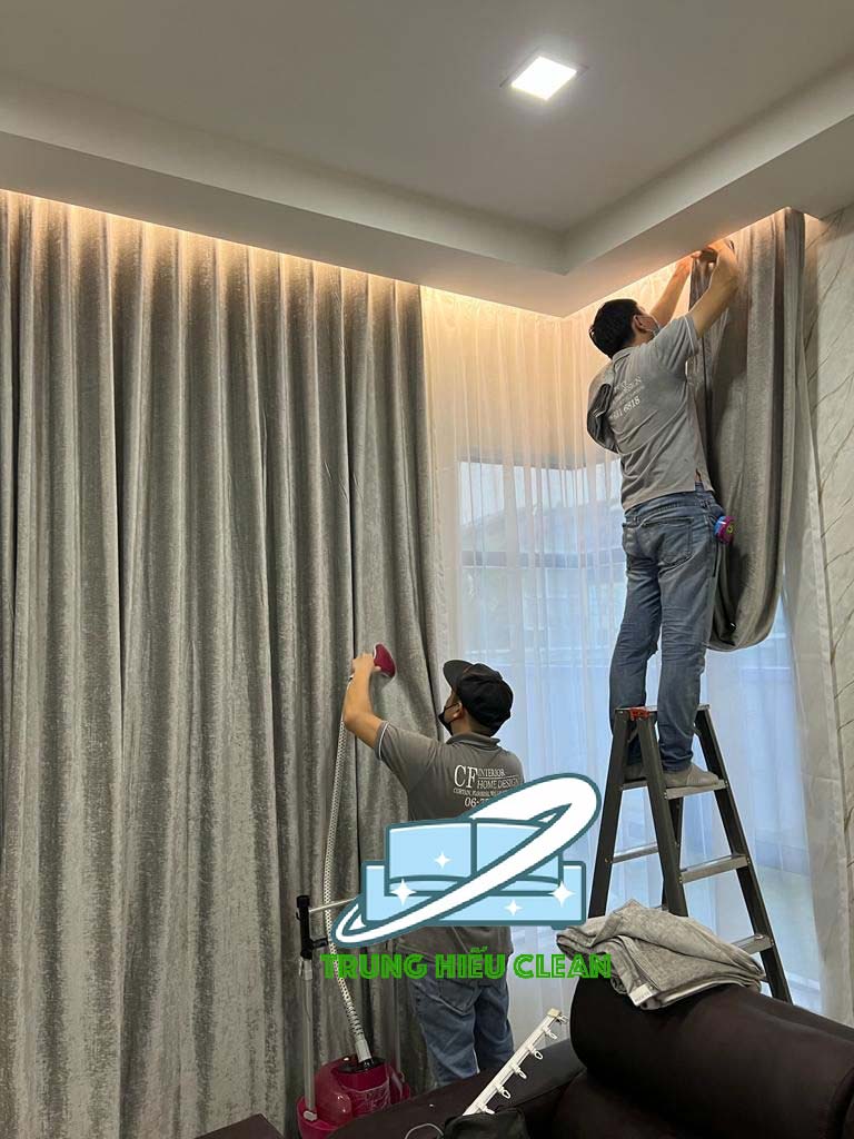 Thợ giặt rèm cửa bao tháo lắp tại Thanh Xuân