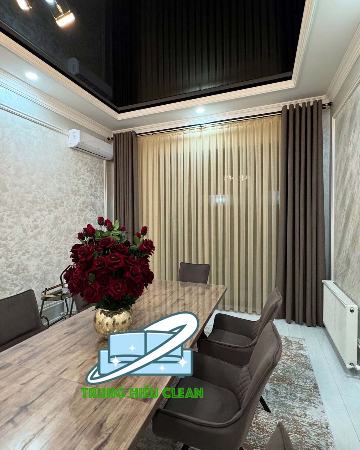 Dịch vụ vệ sinh rèm Tây Hồ