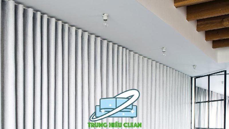 Trung Hiếu Clean chuyên nhận giặt rèm Thanh Trì