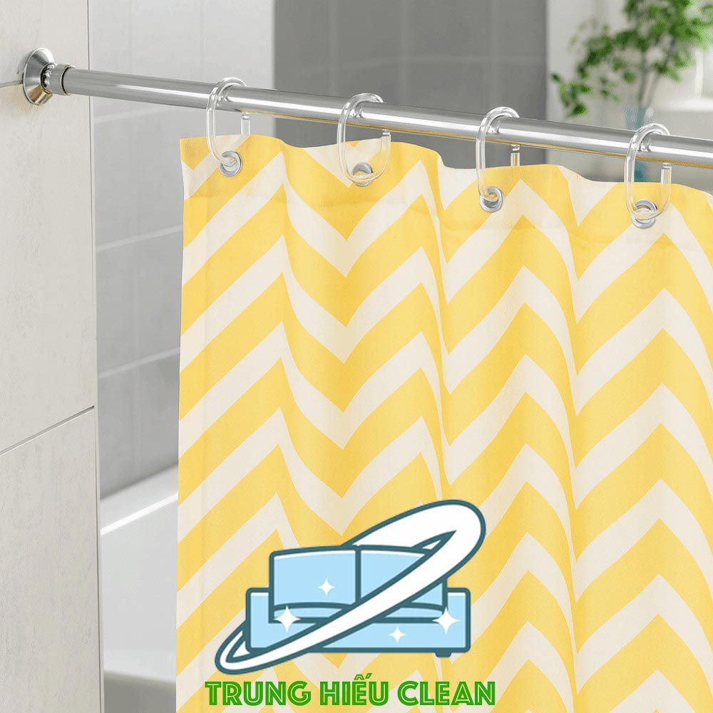 Cách tháo rèm đối với thanh treo có vòng nhẫn rời