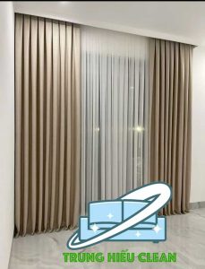 Lưu ý khi giặt rèm