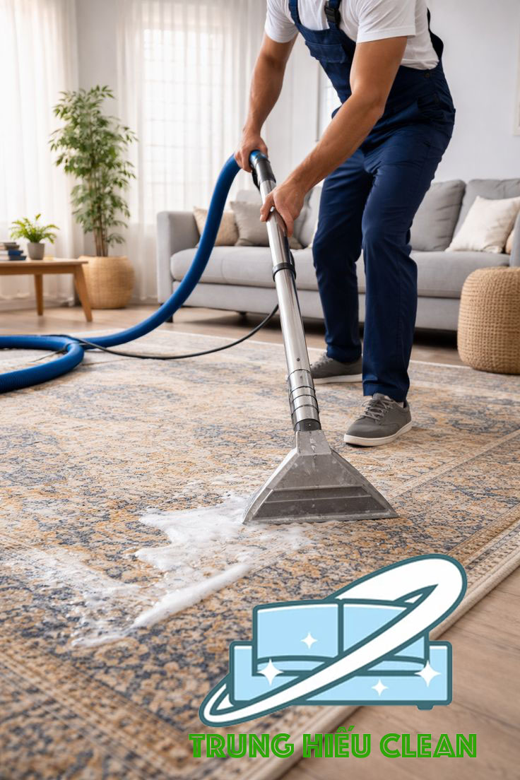 Lợi ích khi chọn dịch vụ giặt thảm tại Trung Hiếu
