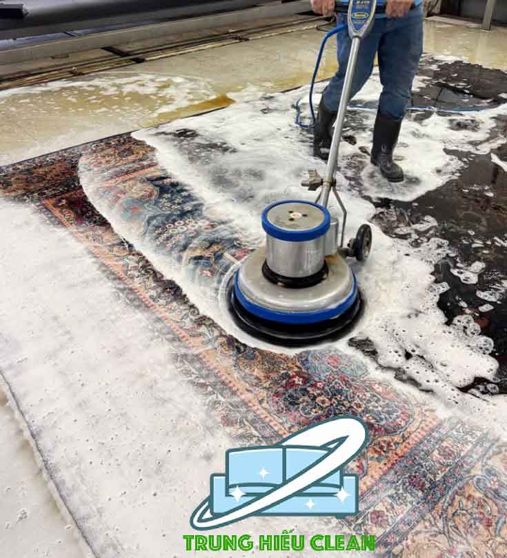 Giặt thảm văn phòng tại quận Cầu Giấy